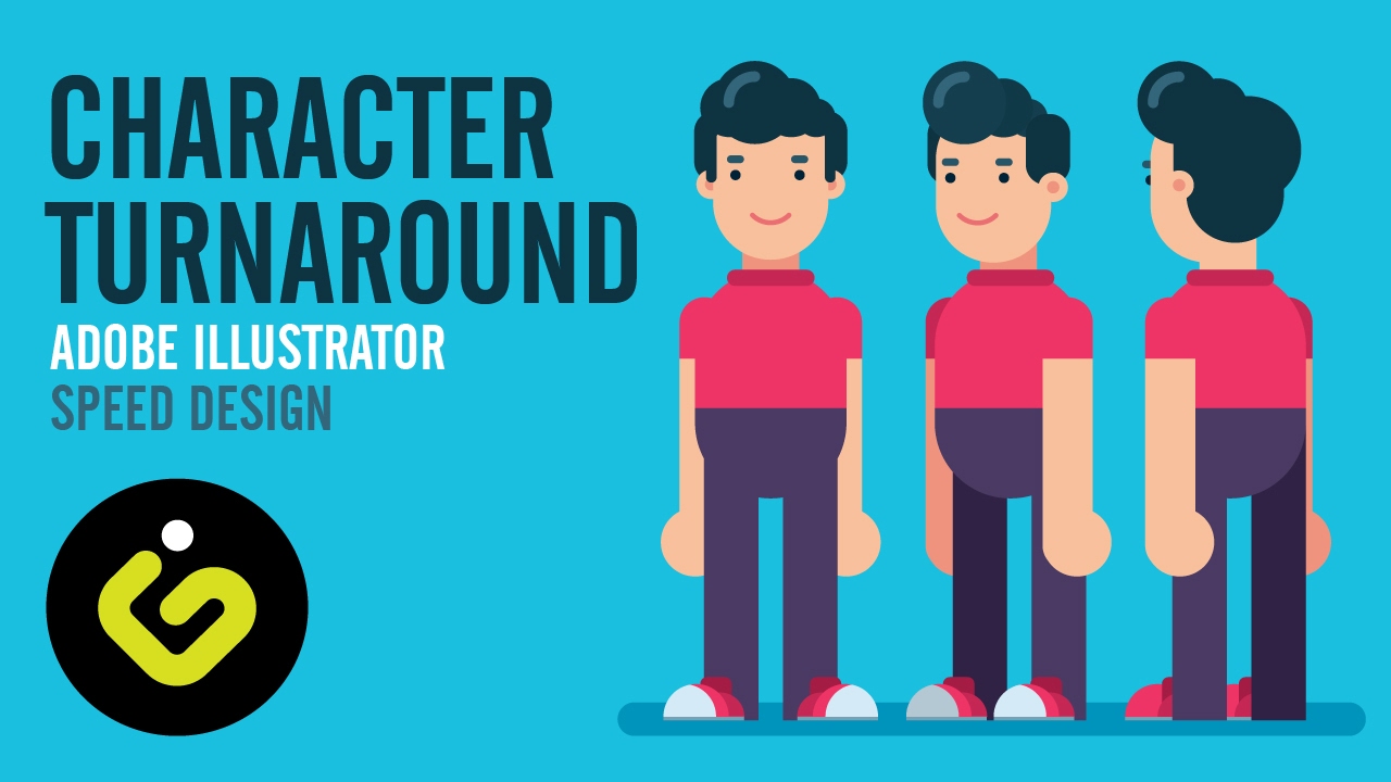 1280x720 How To Draw A Character Turnaround, Graphic Design Tutorial, 4