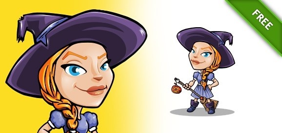 578x274 Vector Girl 2d Character Free Vector Download (6,610 Free Vector