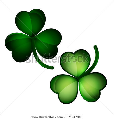450x470 Daring Images Of Clovers Three Leaf Stock Vector 371247316