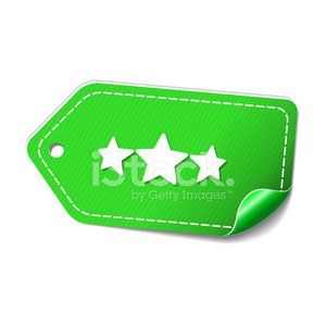 300x300 3 Star Green Vector Icon Design Premium Clipart