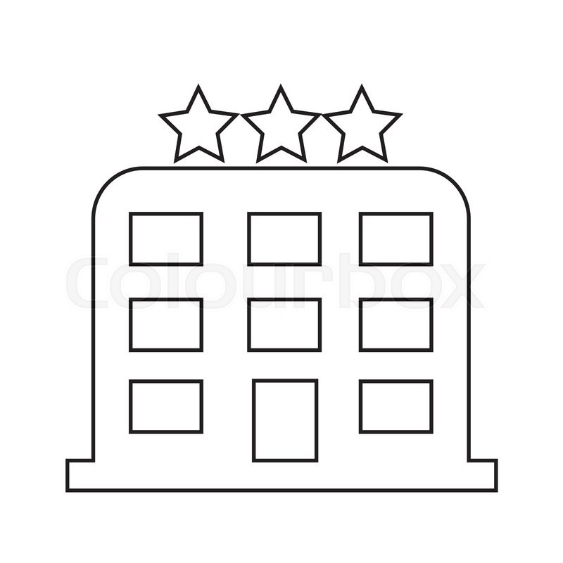 800x800 3 Star Hotel Icon Illustration Design Stock Vector Colourbox