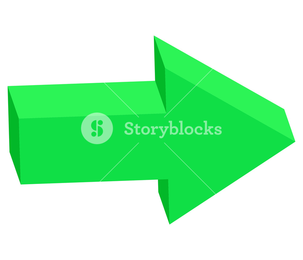 1000x858 3d Arrow Vector Royalty Free Stock Image