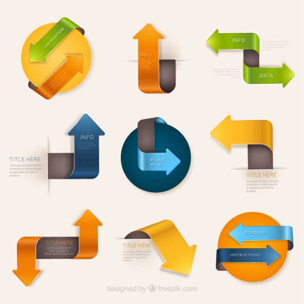 626x626 3d Arrow Vectors, Photos And Psd Files Free Download