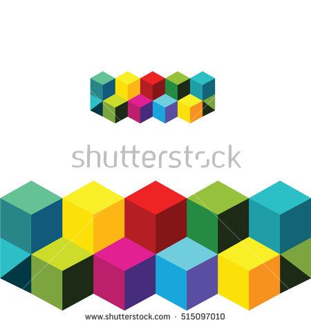 450x470 3d Cube Graph And Info Graphic Design, 3d Box Vector
