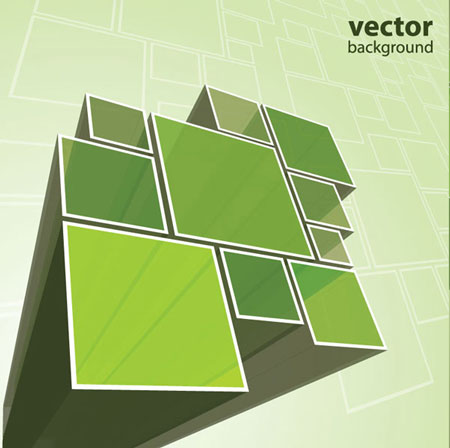 450x448 Green Boxes Vector Design