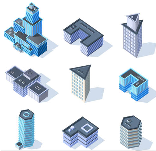 3d Building Vector at GetDrawings | Free download