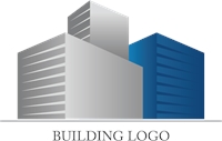 200x127 3d Building Design Logo Vector (.ai) Free Download