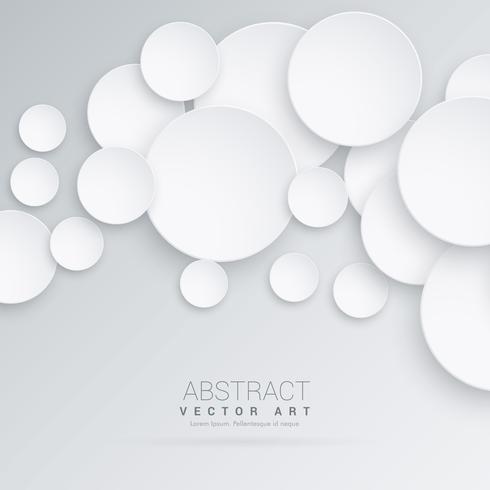 490x490 Abstract 3d Circles Background