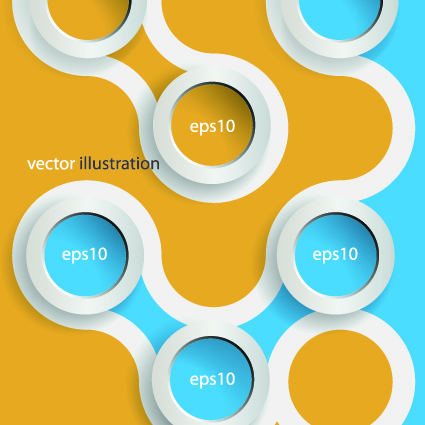 425x425 3d Circle Vector Background 01 Free Download