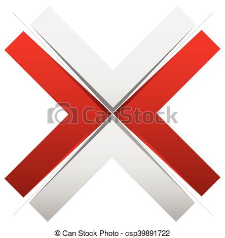 444x470 Bright Cross, X Sign, Icon