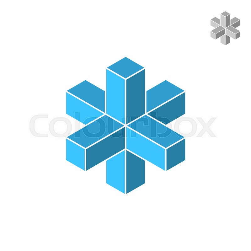 800x800 Isometric Cross Figure, 3d Vector Icon On White Background, Eps 8