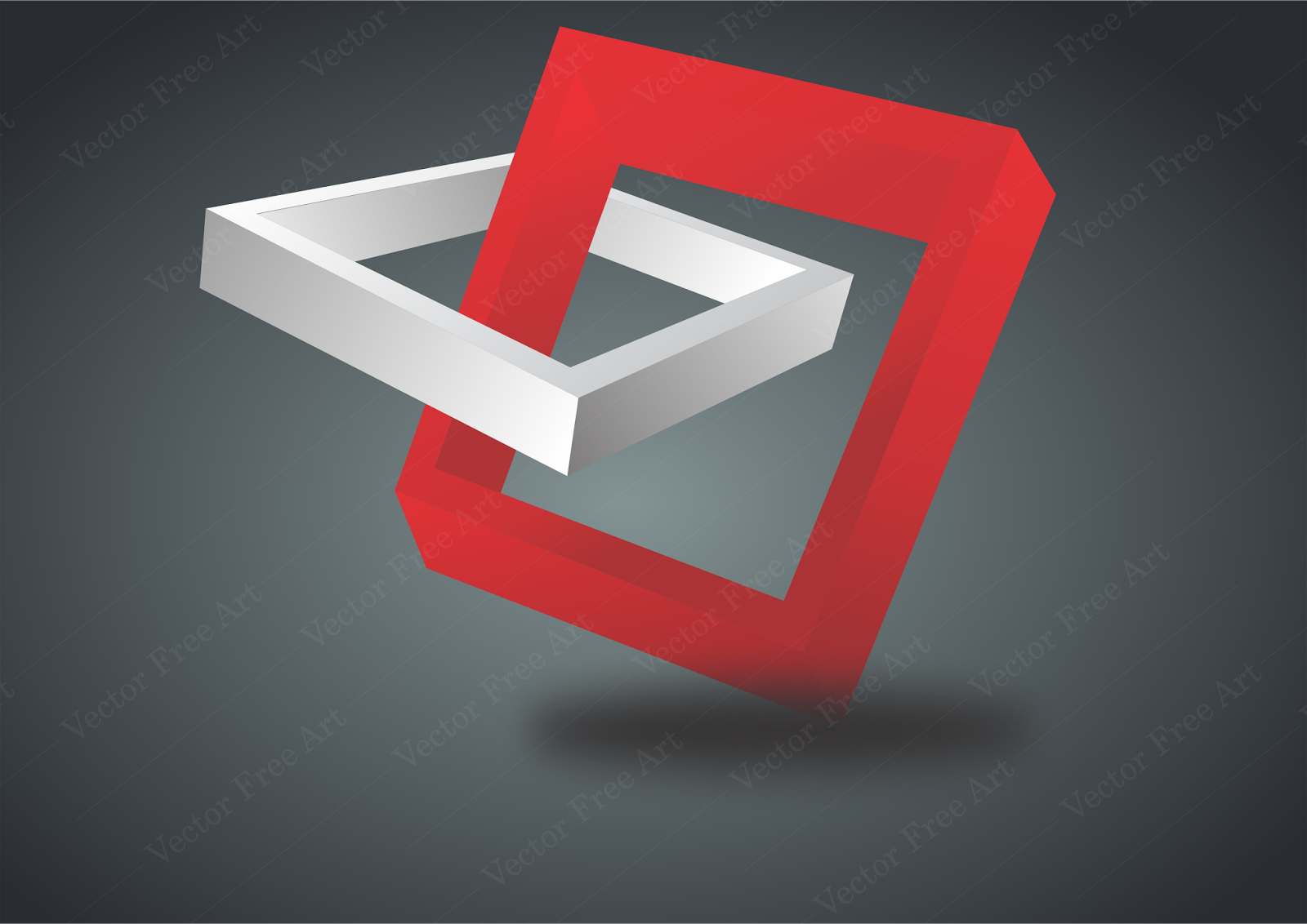 1600x1132 3d Cube Vector Design Free Vector