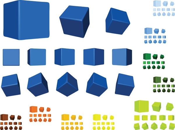 600x447 Multicolor Multiangle Cube Vector Free Vector In Encapsulated