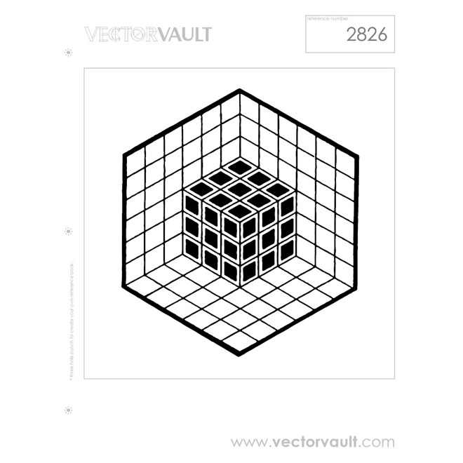 660x660 Vector 3d Cube