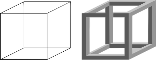 500x194 3d Cubes Vector Illustration Public Domain Vectors