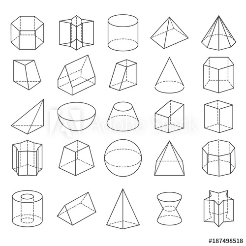 3d Geometric Shapes Vector at GetDrawings | Free download