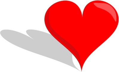 399x242 3d Heart Free Vector In Open Office Drawing Svg ( .svg ) Vector