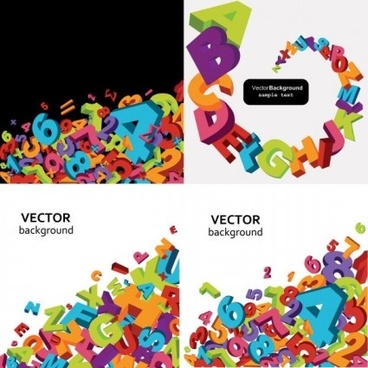368x368 Vector 3d English Letters Free Vector Download (5,248 Free Vector