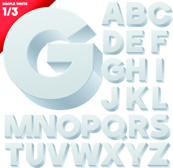 340x331 Vector 3d Letters Free Vector Download (5,101 Free Vector) For