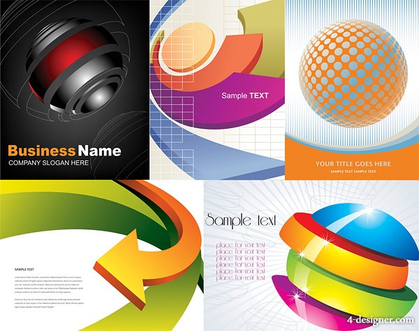 600x475 4 Designer 3d Graphics Background Vector Material