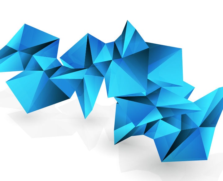 720x584 Abstract 3d Triangle Vector Modern Background Free Vector