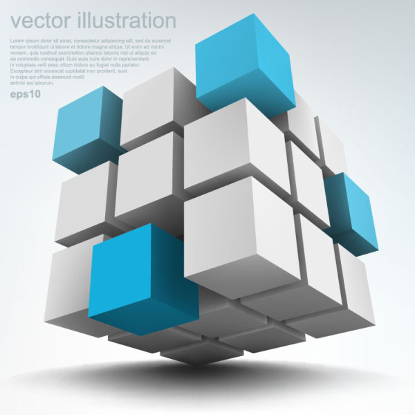 600x600 Concept 3d Vector Background Graphics 04 Free Download