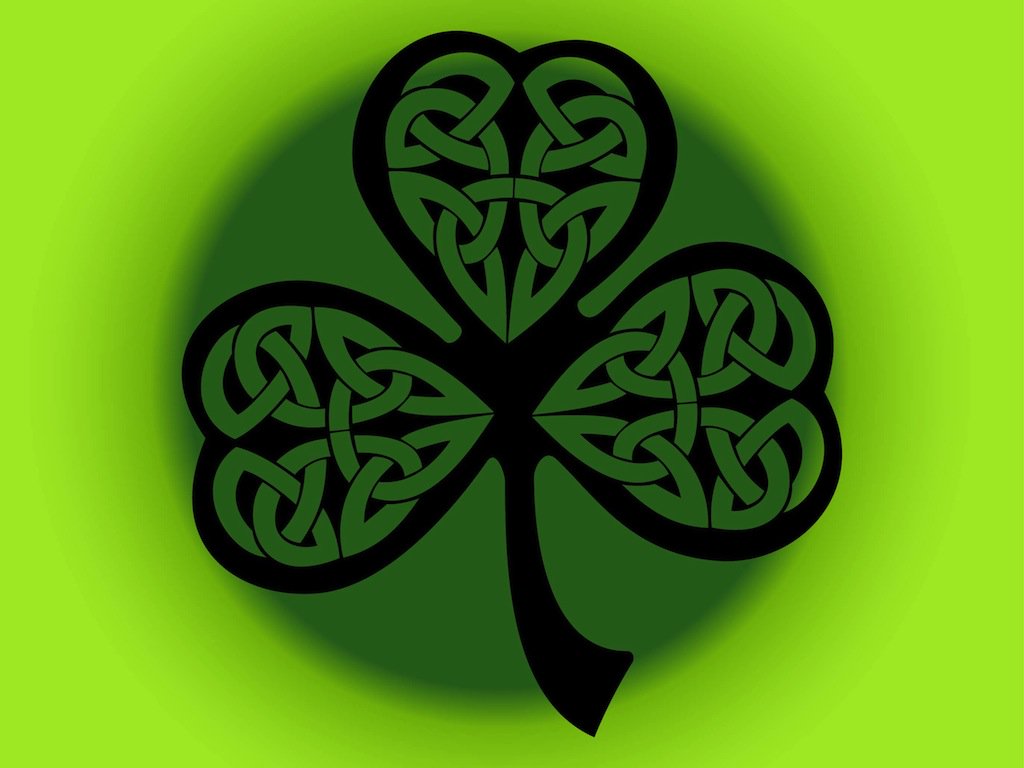 1024x768 Four Leaf Clover Vector Art Amp Graphics