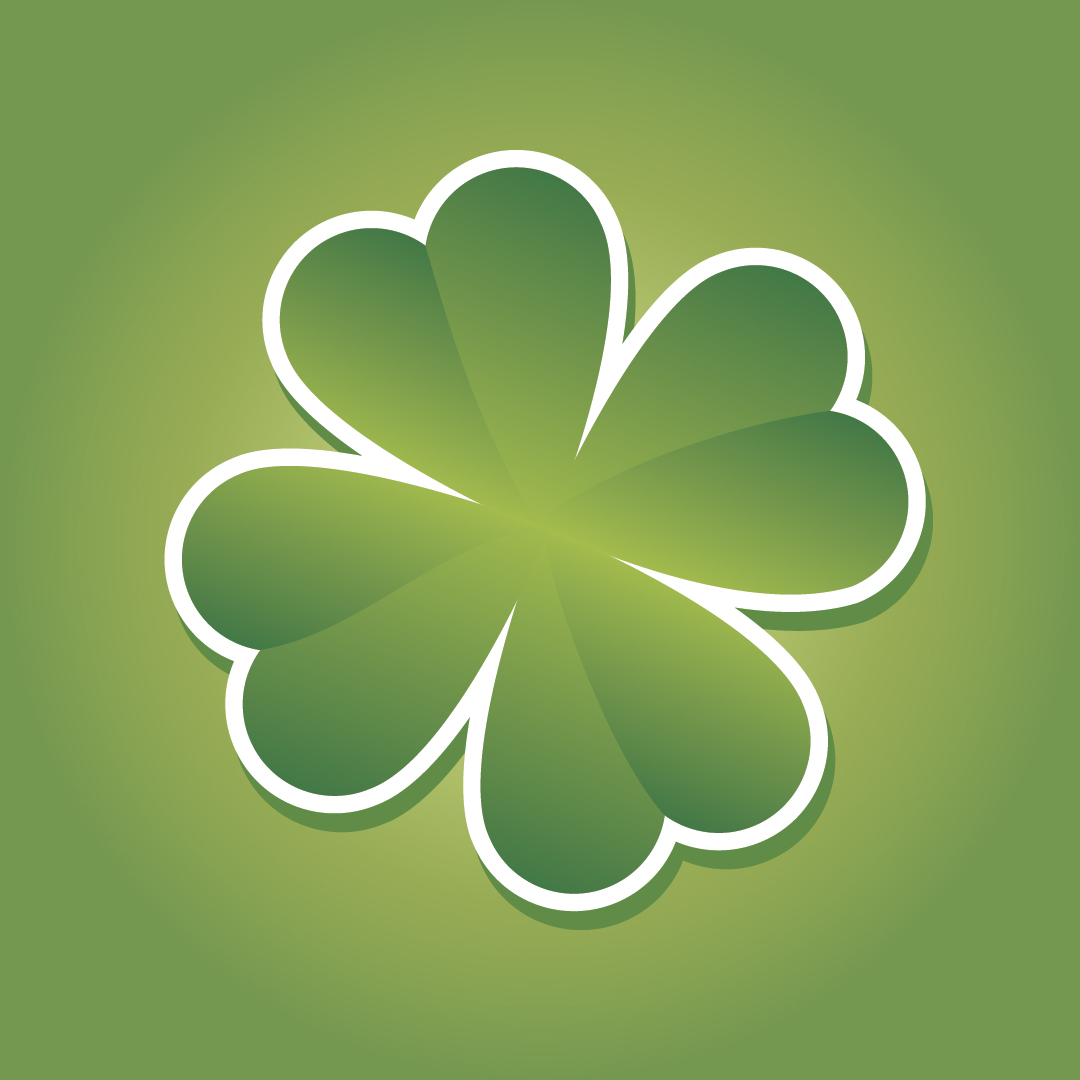 1080x1080 Shamrock Vector Free Download