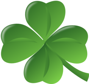 299x282 4 Leaf Clover Vector