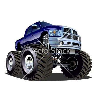 380x400 Cartoon Monster Truck Vector Trucks Yah Cartoon