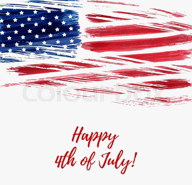 800x771 Usa Independence Day Background. Happy 4th Of July. Vector