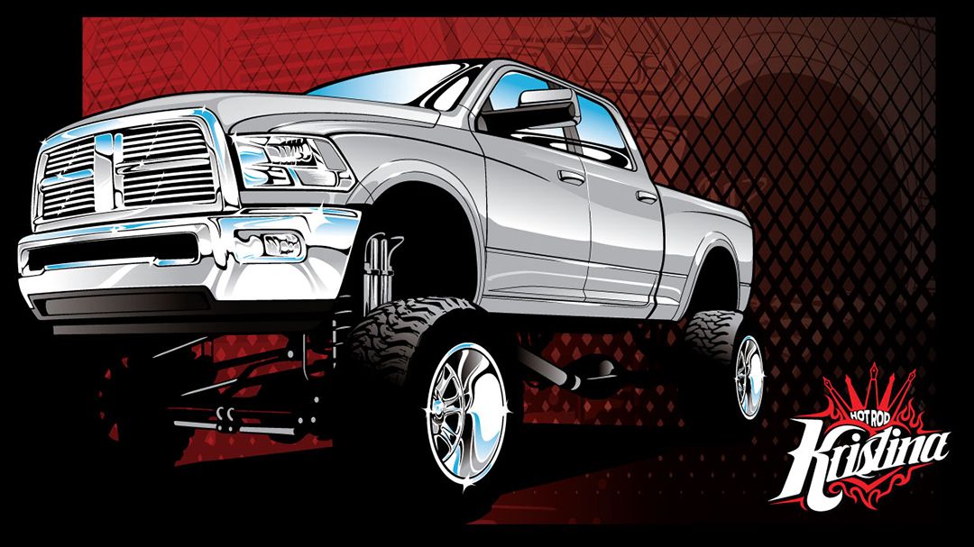 1080x607 Chevy 4x4 Vector Clip Art, Dodge 4x4 Vector Clip Art