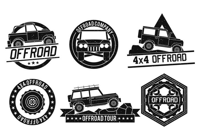 700x490 Off Road Vector Logo Set