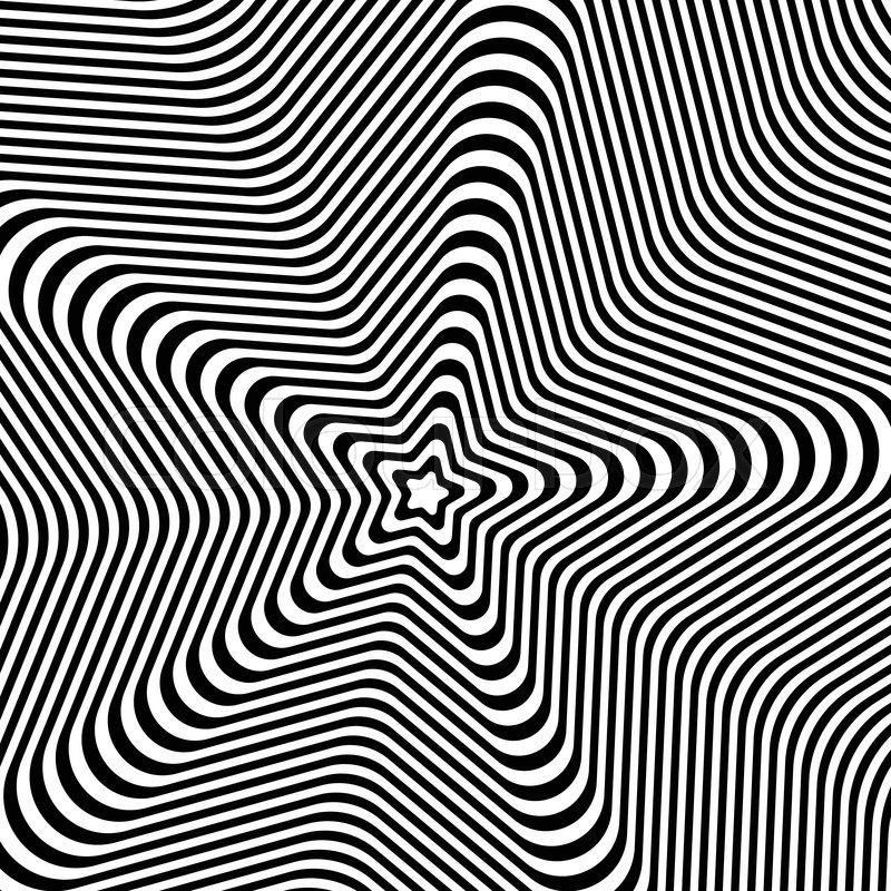 800x800 Monochrome Background With 5 Point Star Shape Stock Vector