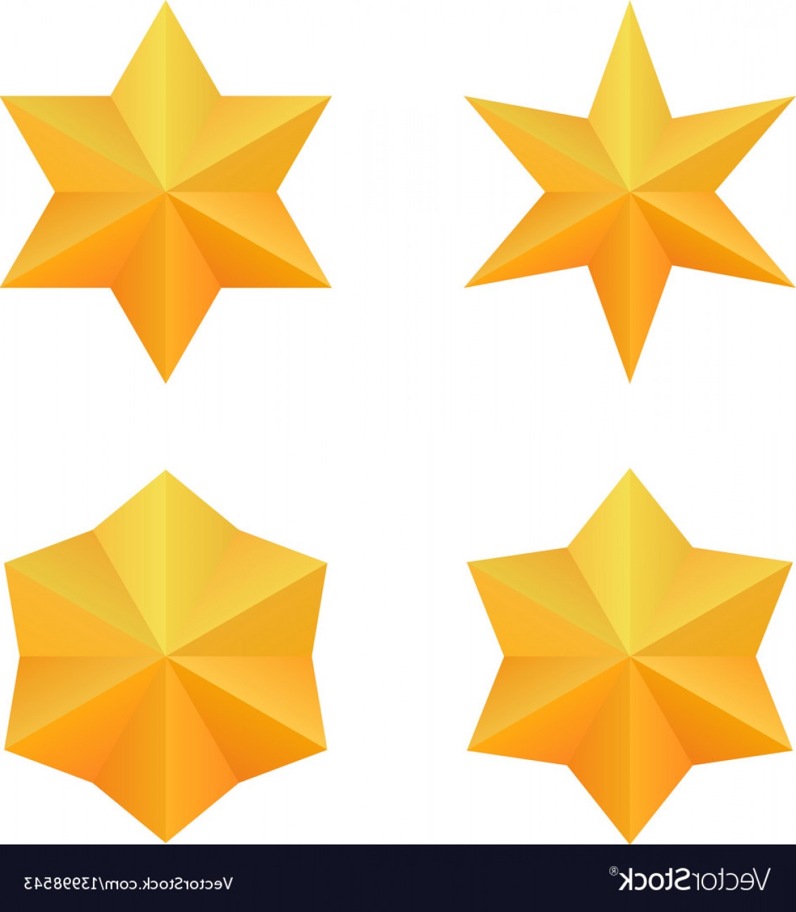 1131x1296 Set Of Four Golden Six Point Stars Vector Createmepink