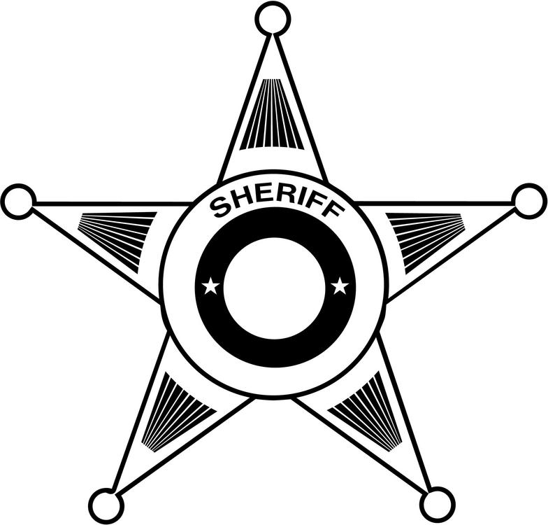 784x750 Star Police Badge Clip Free