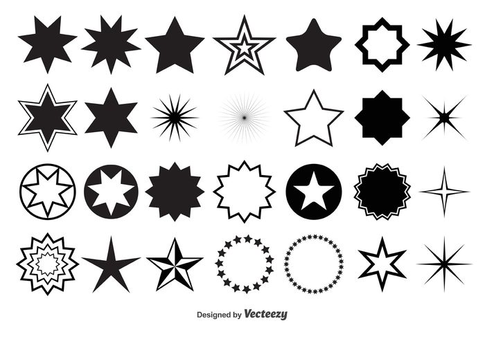700x490 Vector Star Shapes 136040
