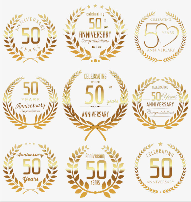 650x685 9, The 50th Anniversary Of Wheat Label Vector Material, Wheat