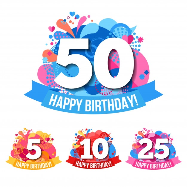 50th Anniversary Vector at GetDrawings | Free download