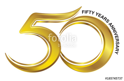 500x326 50th Years Anniversary Logo Stock Image And Royalty Free Vector