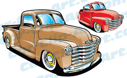 540x334 57 Chevy Truck Clip Art Vector Car Clip Art Archives