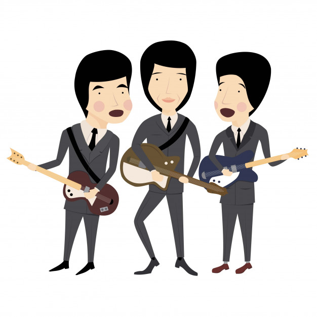 626x626 60s Pop Band Vector Premium Download