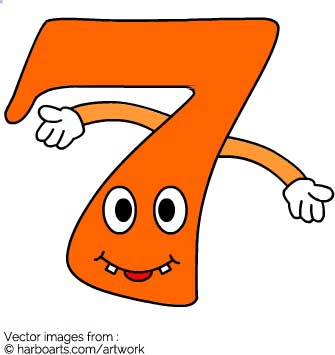 335x355 Download Cartoon Number 7