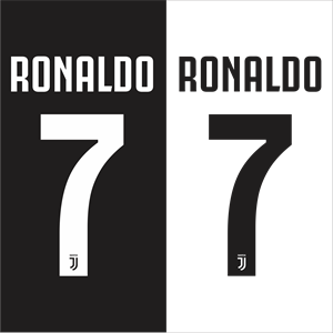 300x300 Ronaldo 7 Juventus 2018 Logo Vector (.cdr) Free Download