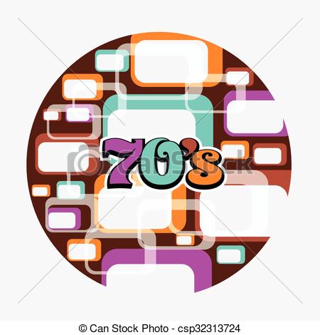 450x470 70s Music Disc Vintage Art Background.