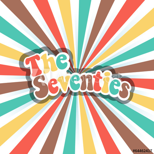 500x500 70s Vector Disco Art Background Logo