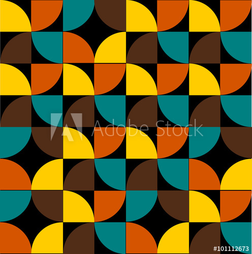 496x500 Fashion Pattern From The 70s Vector