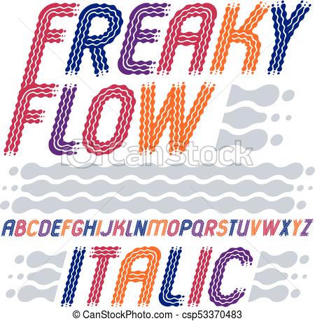 450x459 Set Of Trendy Pop Vector Capital English Alphabet Letters Isolated