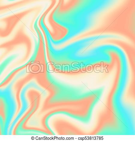 450x470 Vector Abstract Holographic Background 70s. Colorful Texture In