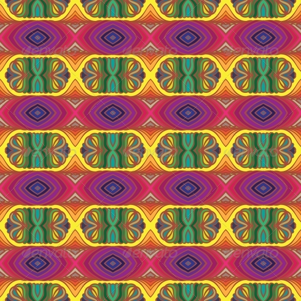 590x590 70s Vector Psychedelic Pattern With Stripes By Tukkki Graphicriver